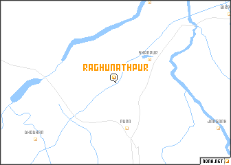 map of Raghūnāthpur