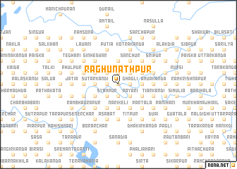 map of Raghunāthpur