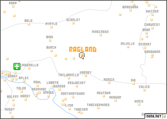 map of Ragland