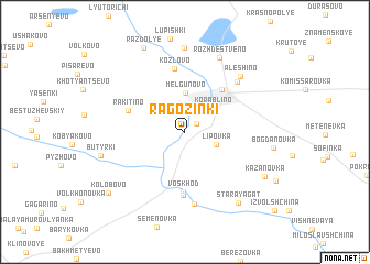 map of Ragozinki