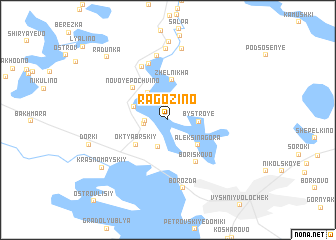 map of Ragozino