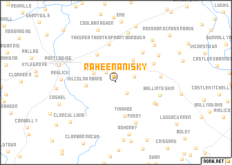 map of Raheenanisky
