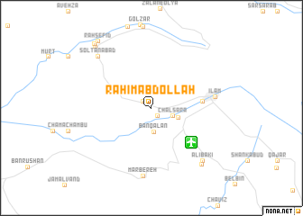 map of Rāhīm ʼAbdollāh