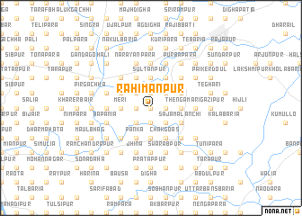 map of Rahimānpur