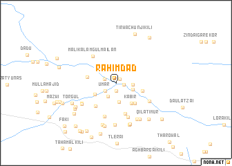 map of Rahīmdād