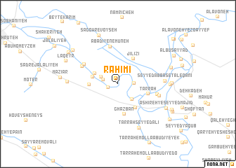 map of Raḩīmī