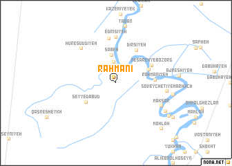 map of Raḩmānī