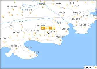 map of Rahniku