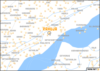 map of Rahūja