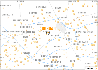 map of Rahūja