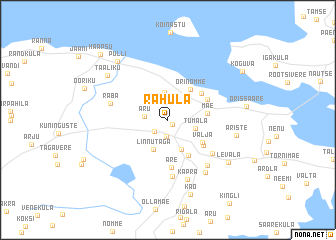 map of Rahula