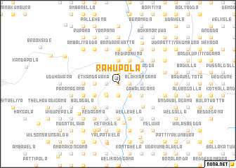 map of Rahupola