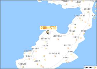 map of Rahuste
