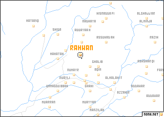 map of Rahwān
