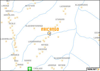 map of Raicando