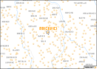 map of (( Raičevići ))