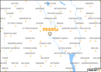 map of Raiganj