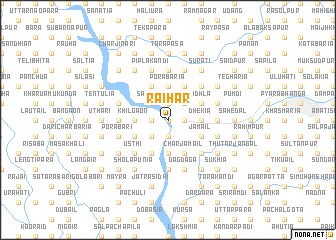 map of Rāihar