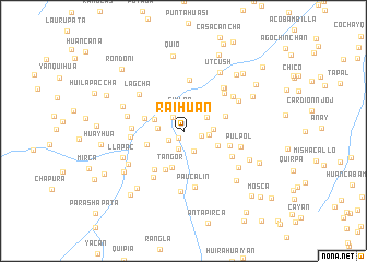 map of Raihuan