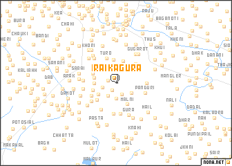 map of Raika Gura