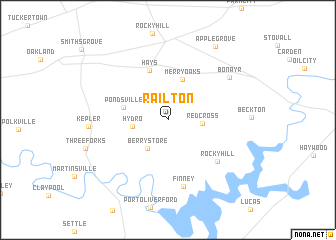 map of Railton