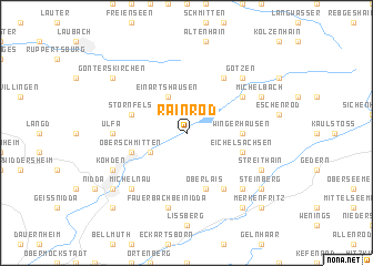 map of Rainrod