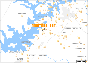 map of Raintree West