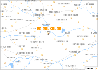 map of Rairāl Kalān