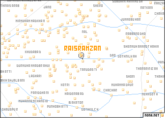 map of Raīs Ramzān