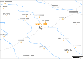 map of Ráistín