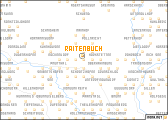 map of Raitenbuch