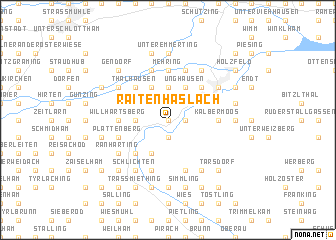 map of Raitenhaslach