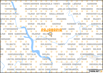 map of Rājābāria