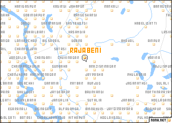 map of Rājābeni