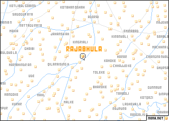 map of Rāja Bhūla