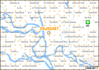 map of Rājāghāt