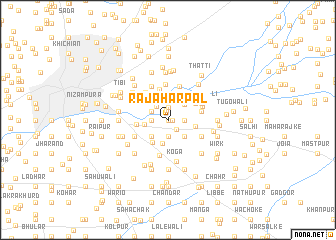 map of Rāja Harpāl