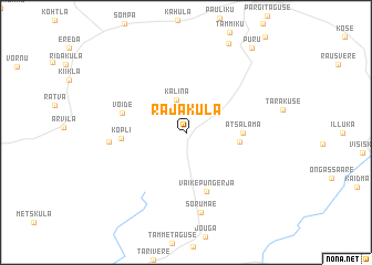 map of Rajaküla