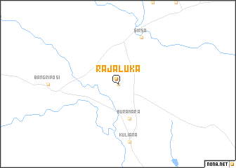 map of Rājāluka