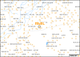 map of Rajal