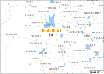 map of Rājampet