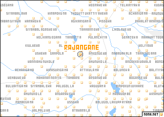 map of Rajangane