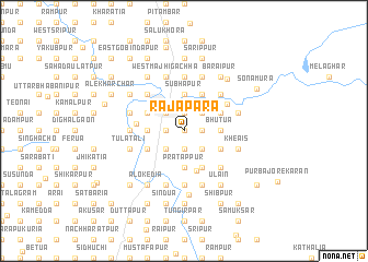 map of Rājāpāra