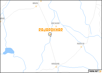 map of Rājapokhar