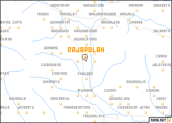 map of Rajapolah