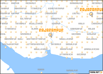 map of Rājārāmpur
