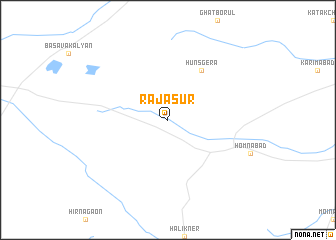 map of Rājāsūr
