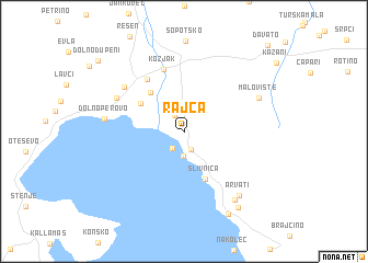 map of Rajca