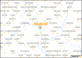 map of Ráječko