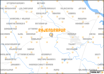 map of Rājendrapur
